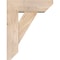 Ekena Millwork Traditional Slat Smooth Bracket w/ Offset Brace, Douglas Fir, 5 1/2"W x 14"D x 18"H BKT0604X14X18TRA06SDF - alternate 4